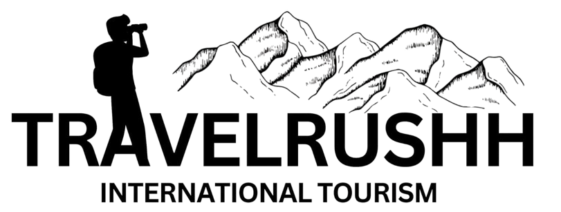 TravelRushh International Tourism Logo